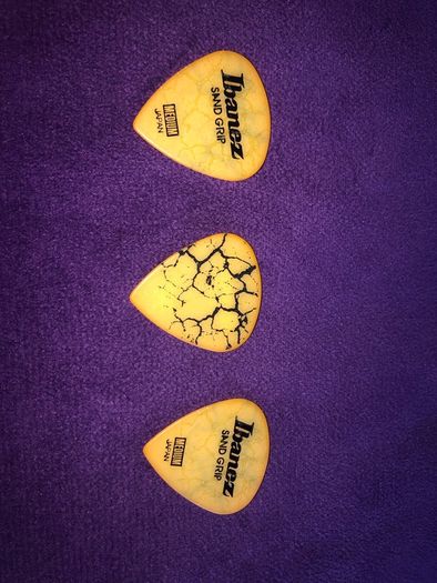 Ibanez Pick Guitar sand grip wizard medium Japan