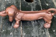 Vintage Cast Iron Sausage Dog Boot Scraper