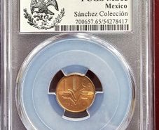 1952 MO Mexico 1 Centavo Sanchez Collection Gem PCGS