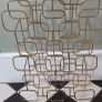 Abstract Design Metal Wine Bottle Holder Image 5