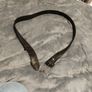 Black Leather Belt 1.25 metres approx 4 foot Image 8