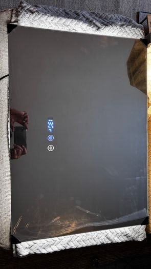 Led mirror for bathroom 70x50 dimmable 3 colours