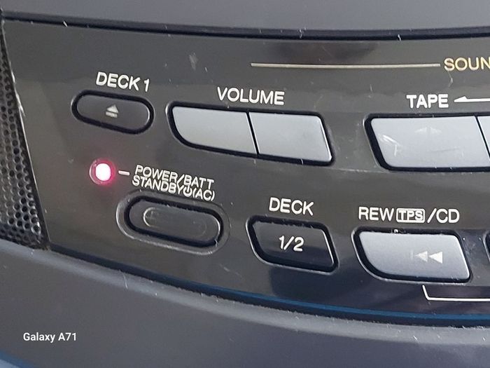 Panasonic RX-ED77 Stereo Boombox Ghetto Blaster With Motorised Cover, everything works perfect, Radio, CD and both Tape Decks, also CD Records, an