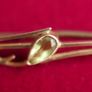 Vintage Edwardian 9ct Gold Bar Brooch With Ametyst 1.7g And Box Image 3