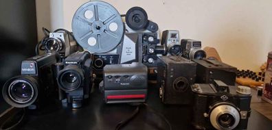job lot cameras, Super 8 and Projector