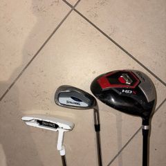 Beginner Golf Bundle Putter, Wedge & Driver