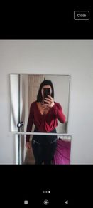 Boohoo burgundy top -  bodysuit