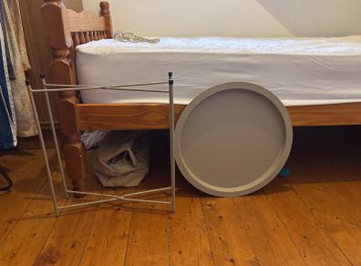 Round side table