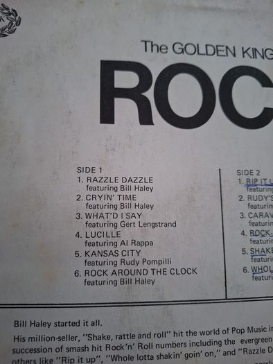 Bill Haley And The Comets The Golden King Of Rock Vinyl 1971