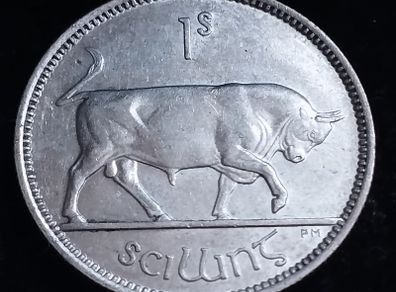 #863 - Ireland - 1942 - Shilling - Silver - KM.14