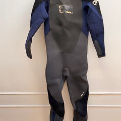 Mens Wetsuit Bundle O Neill Full Wetsuit MT Circle One Hood and Split Toe Boots, Alder Gloves