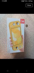 nintendo switch empty box