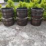 Whiskey barrel planters Image 2