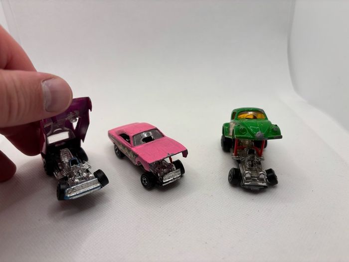 Vintage Matchbox Super Fast Dragsters Rabbit and Dodge