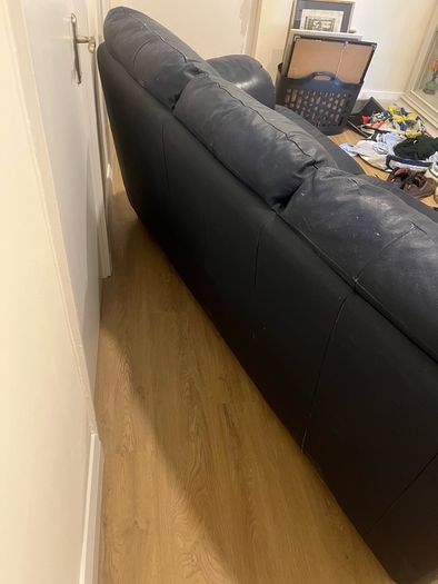 Leather couch