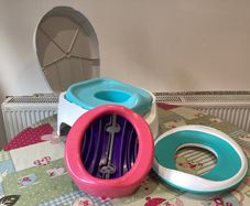 Potty set three pieces for home and travelling