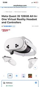 virtual headset meta quest 3s 128GB