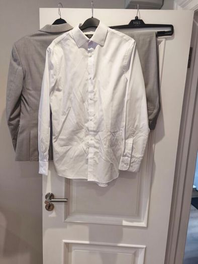Marks and Spencer suit and shirt