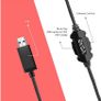 USB Gaming Headset for PC - Computer Headphones with Microphone/Mic Noise Cancelling, 7.1 Surround Sound Wired Headset & RGB Light - Gaming Headphones for PS4/PS5 Console Laptop MULTIPLE COLOURS AVAILABLE, SEE PHOTOS (FREE POSTAGE) Image 8