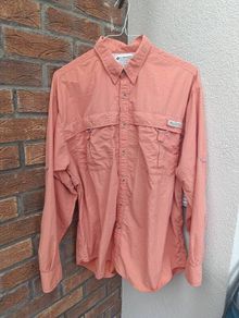 Columbia Outdoors Fishing Long Sleeve Shirt Mens Large L XL