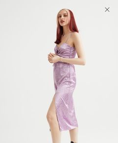 ladies satin dress