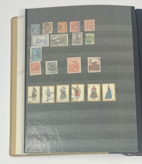 Collection: Cyprus, Greece, Italy and San Marino Stamps both mint an commemorative stamps on 41 pages