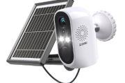 ZOSI 2K Solar Security Camera for Outdoor Indoor, 3MP Battery Operated Security Camera Wireless for Home, Color Night Vision,2 Way Audio,Spotlight Siren,Human Detection,SD Card/Cloud Storage