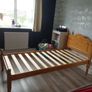 Wooden single bed Image 2