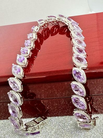 Moroccan Amethyst Cluster Bracelet