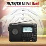 New Radio FM AM SW Portable Radios AM FM Rechargeable Shortwave Radio Battery Batteries Full Wave USB Recorder Speaker Image 3