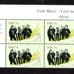 2006 Ireland Irish Music Altan Plate Block 1A1A1A1A Commemorative Stamp Mint Never Hinged (MNH)