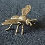 3 brass bees. Solid brass. Image 8