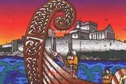 1998 Isle of Man Viking Longships Commemorative Stamp Miniature Sheet Mint Never Hinged (MNH)