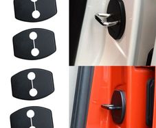 4pcs/set Accessory Car Door Striker Cover Lock Antirust Protector Case For VW