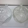 Two Victorian Moulded Glass Water/Custard Jugs Image 5