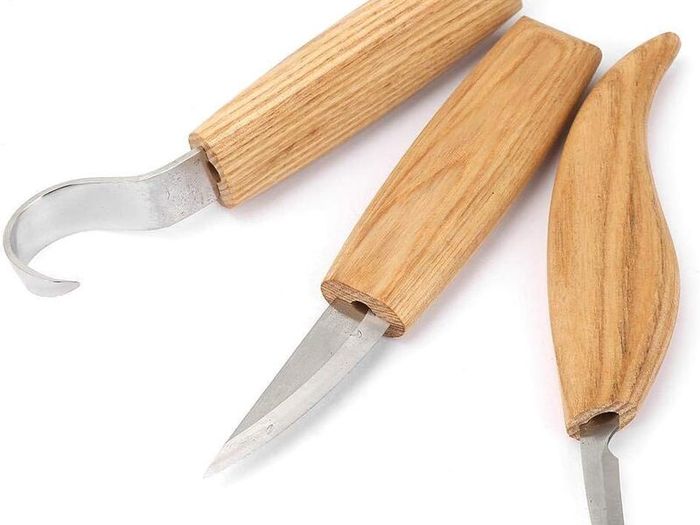 Woodworking Carving Tool,5Pcs High Manganese Steel Hand Woodworking Carving Tool Set for Beginners