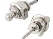 Strap Locks, pair, for Electric or Acoustic guitar Chrome