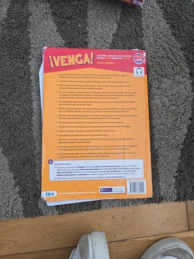 Venga spanish book