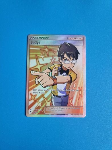Judge (209) Rare Pokemon Card from Lost Thunder Set