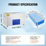 Professional Ultrasonic Cleaner, 27.2 L Ultrasonic Jewelry Cleaner with Digital Timer & Heater Image 2