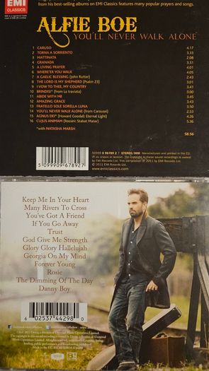 Alfie Boe CDs Collection: You"ll Never Walk Alone / Trust.