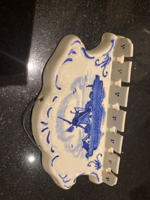 Delft of Holland spoon holder