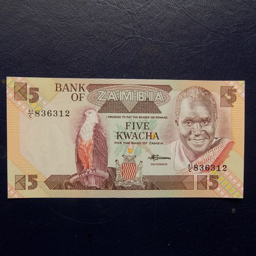 Zambia 1986 .5 Kwacha.Uncirculated Condition.