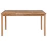 7 Piece Garden Dining Set Solid Teak Wood Image 8
