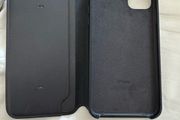 11 pro max leather flip case