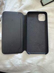 11 pro max leather flip case