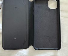 11 pro max leather flip case