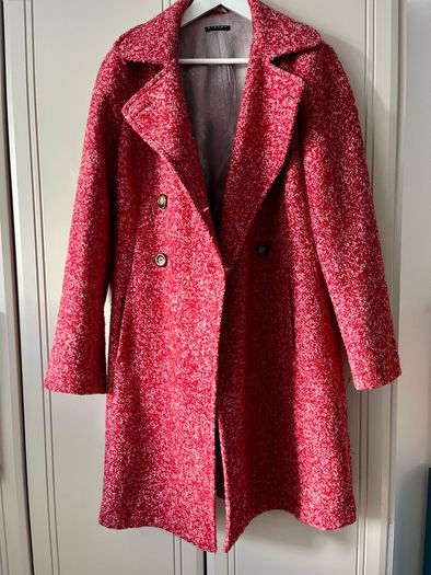 Sisley wool/moher blend coat uk12