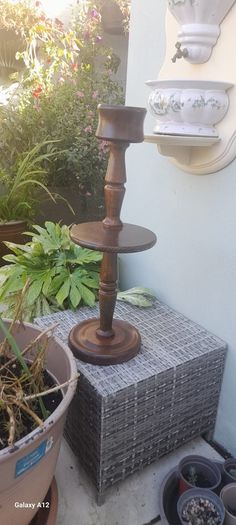 Mid century plant stand french