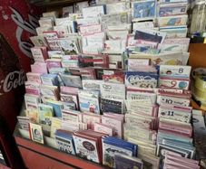 Greeting cards & stands